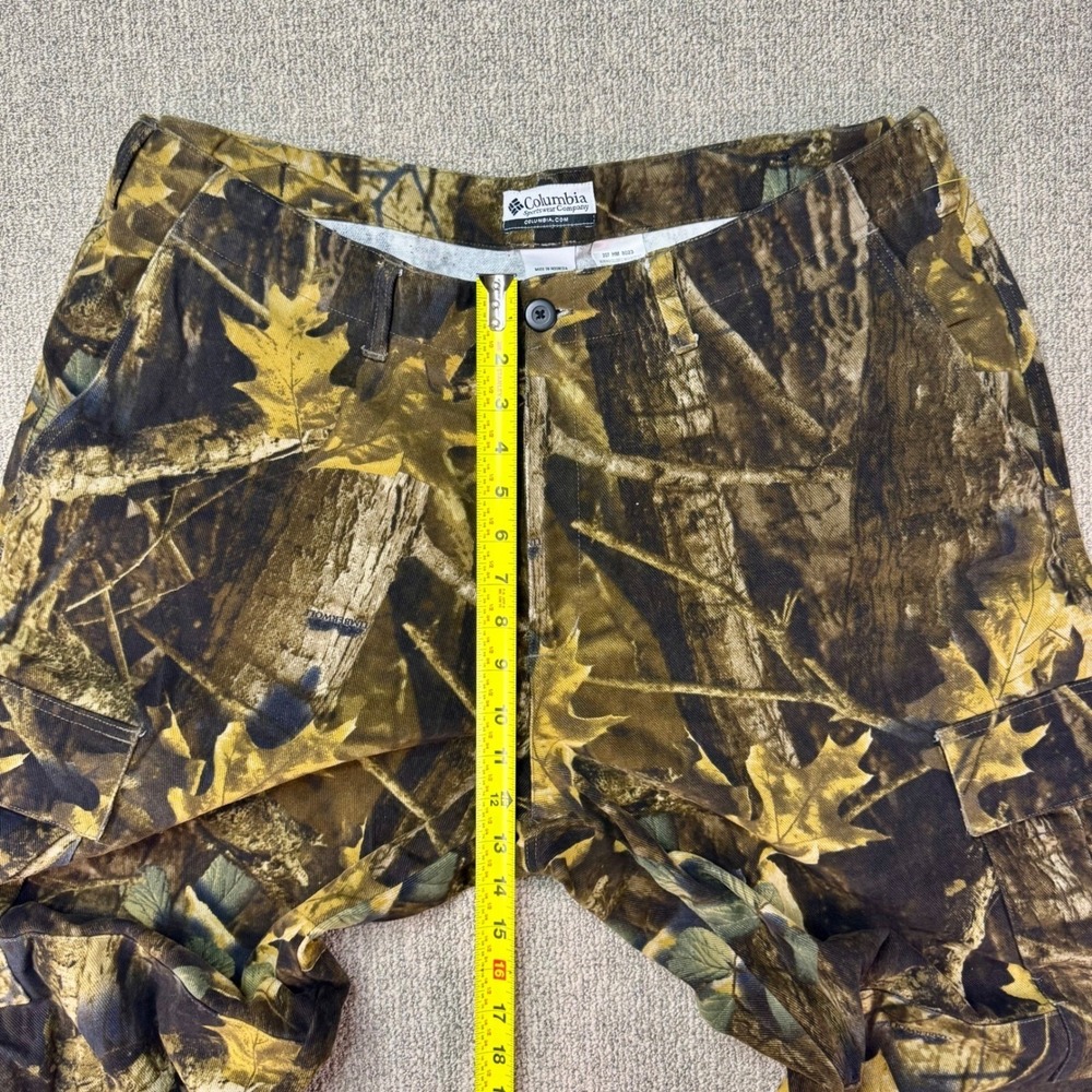 Columbia Camo Cargo Pants Mens 40x32 Hunting Outdoor Tactical Utility Workwear - Picture 10 of 11